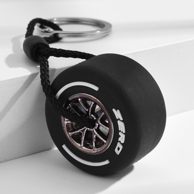 Wholesale Tire Soft Rubber Keychains